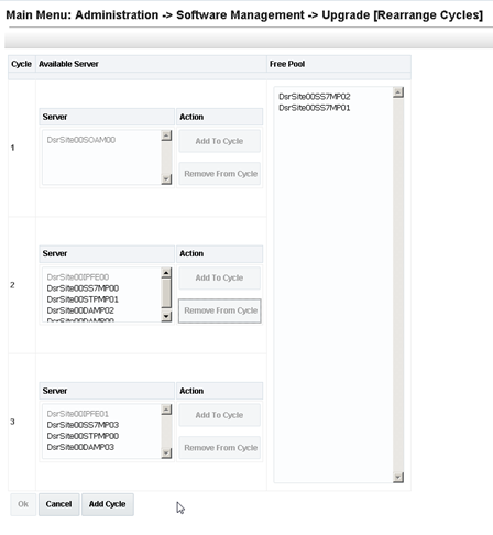 Remove from Cycle Remove from Cycle
